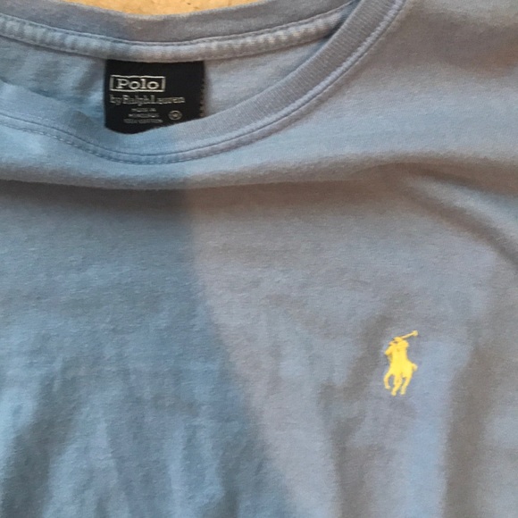 Blue polo t-shirt - Picture 2 of 2